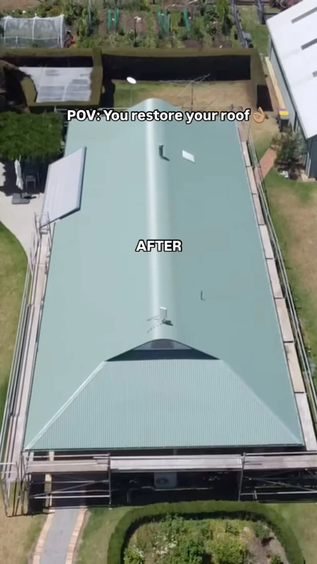 Check out this roof transformation in Teesdale, featuring the Pale Eucalypt colour! 🍃

Whether it’s restoring its former glory or giving it a whole new look, we’re here to protect and elevate your roof. 

💻 Enquire now: www.geelong-roof-works.com.au

#RoofRestoration #PaleEucalypt #Teesdale #GeelongRoofWorks #FreshStart #HomeTransformation